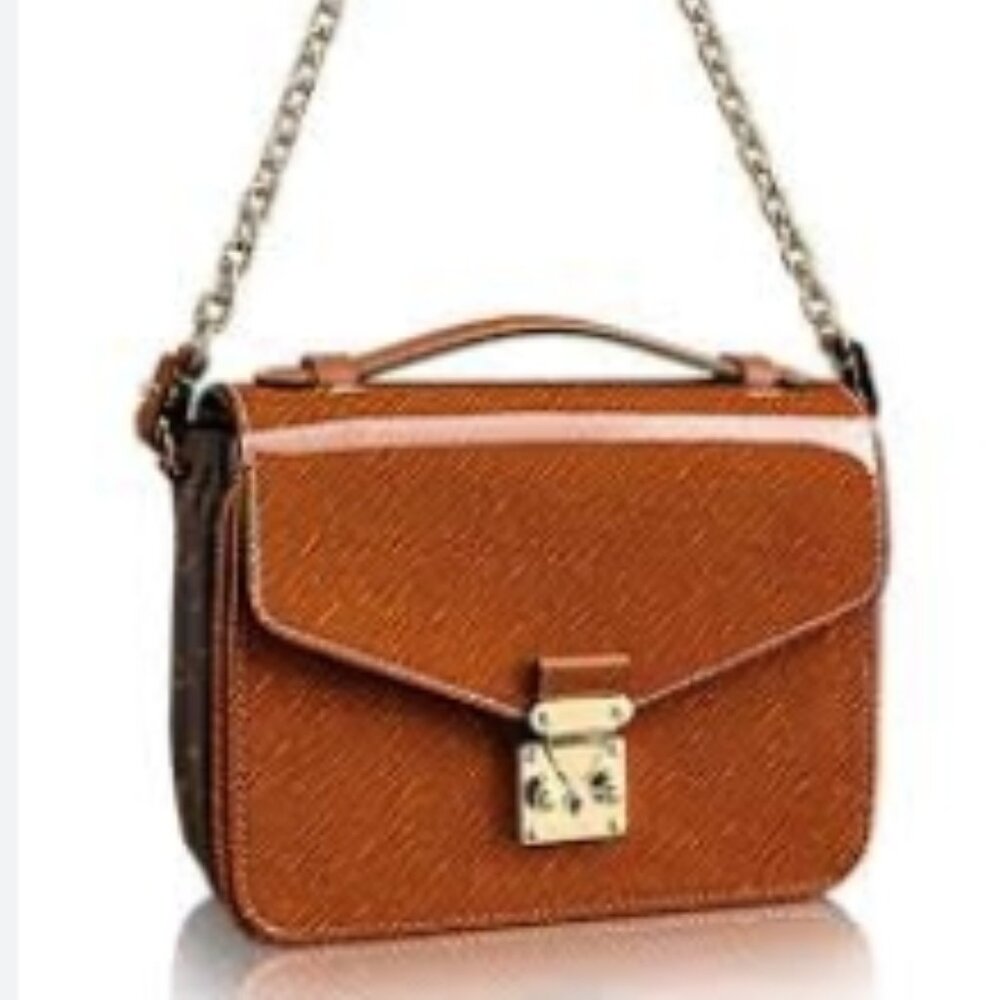 Louis Vuitton Pochette Metis Shiny Leather Reverse Monogram Bag 📦🏃🏻💨⚡🚚 - Picture 2 of 16